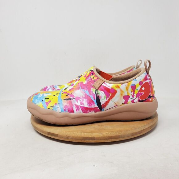 UIN Shoes Womens‎ 5 Slip On Loafer Colorful Wearable Art Paint Splatter - Picture 6 of 12